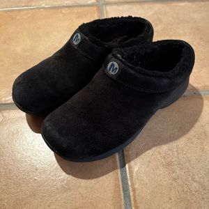Black Suede Merrells- size 7.5